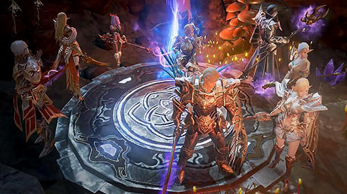 Gameplay of the Lineage 2: Revolution for Android phone or tablet.