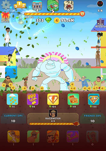 Gameplay of the Little Singham tap for Android phone or tablet.