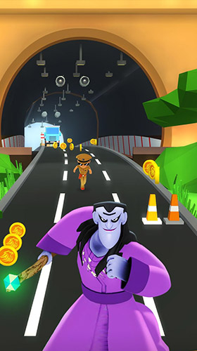 Gameplay of the Little Singham for Android phone or tablet.