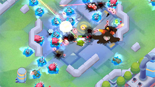 Gameplay of the Loony tanks for Android phone or tablet.