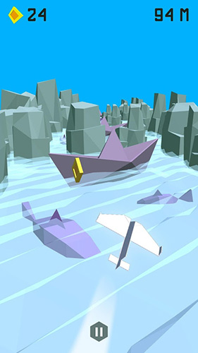 Gameplay of the Low fly for Android phone or tablet.