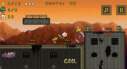 Gameplay of the Mad heads for Android phone or tablet.