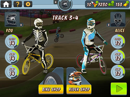 Gameplay of the Mad skills BMX 2 for Android phone or tablet.