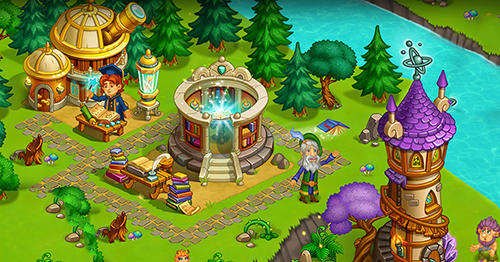Gameplay of the Magic country: Fairytale city farm for Android phone or tablet.
