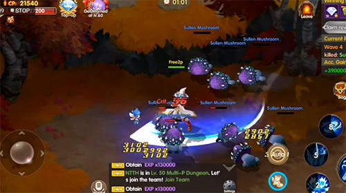 Gameplay of the Magic sword: Storm strikes for Android phone or tablet.