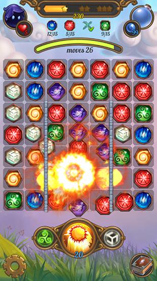 Full version of Android apk app Magic crush: Saga of realms for tablet and phone.