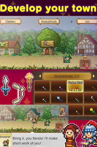 Gameplay of the Magician's saga for Android phone or tablet.