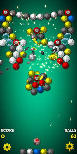 Gameplay of the Magnet balls 2: Physics puzzle for Android phone or tablet.