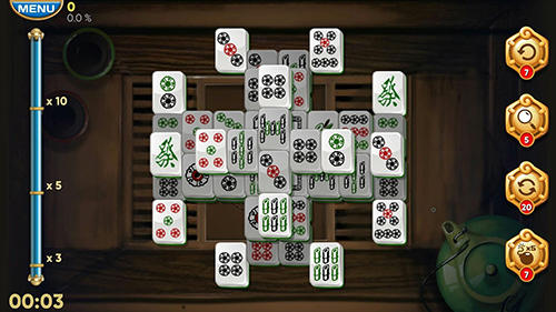 Gameplay of the Mahjong adventures for Android phone or tablet.