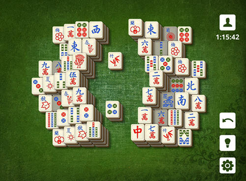 Gameplay of the Mahjong by Skillgamesboard for Android phone or tablet.