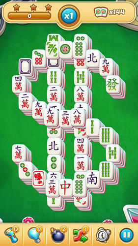 Gameplay of the Mahjong city tours for Android phone or tablet.