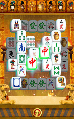 Gameplay of the Mahjong Egypt journey for Android phone or tablet.