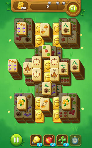 Gameplay of the Mahjong forest journey for Android phone or tablet.