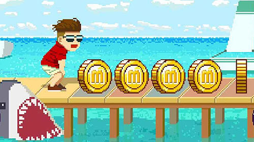 Gameplay of the Maldives friends: Pixel flappy fighter for Android phone or tablet.