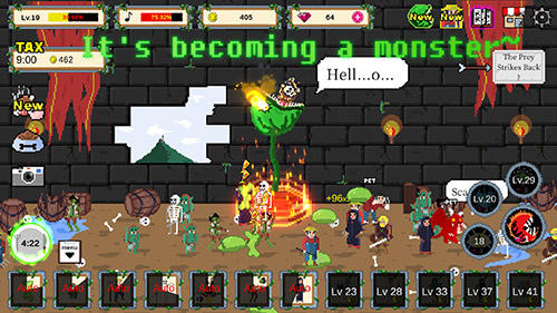 Gameplay of the Man-eating plant for Android phone or tablet.