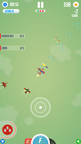 Gameplay of the Man vs missiles: Combat for Android phone or tablet.