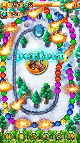 Full version of Android apk app Marble blast crush for tablet and phone.