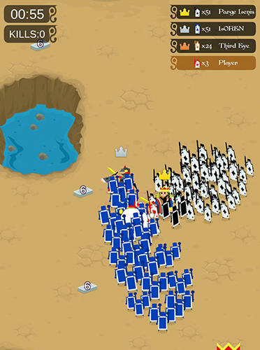 Gameplay of the March of the cards for Android phone or tablet.