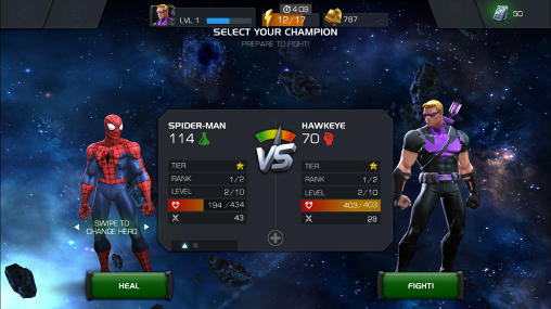 Full version of Android apk app Marvel: Contest of champions v5.0.1 for tablet and phone.
