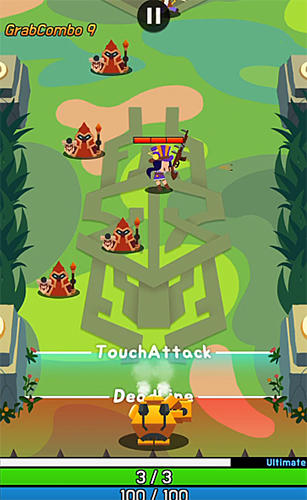 Gameplay of the Master of grab for Android phone or tablet.