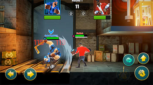 Gameplay of the Mayhem combat: Fighting game for Android phone or tablet.