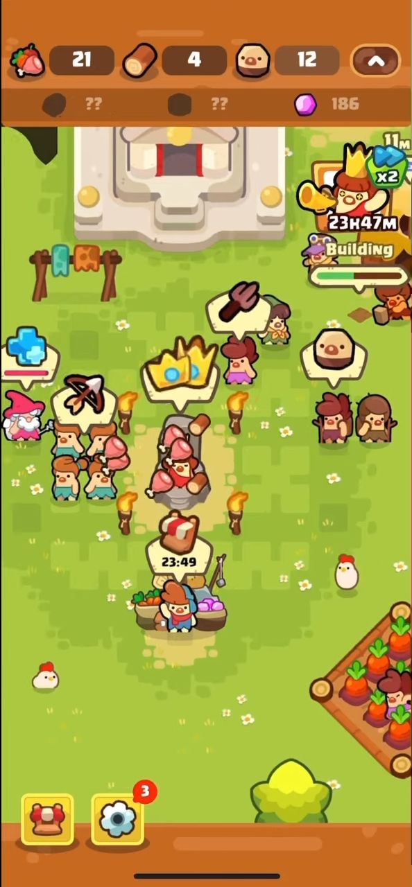 Gameplay of the Me is King for Android phone or tablet.