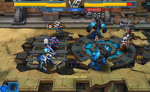 Gameplay of the Mecha vs zerg for Android phone or tablet.