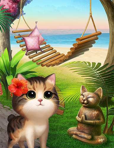 Gameplay of the Meow match for Android phone or tablet.