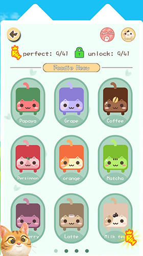 Gameplay of the Meow: One line for Android phone or tablet.