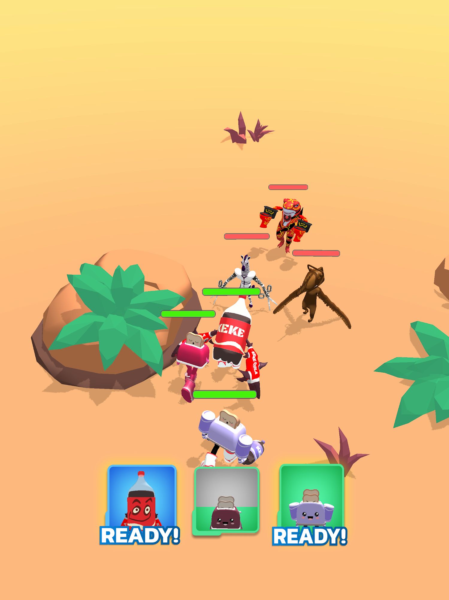 Gameplay of the Merge Anything - Mutant Battle for Android phone or tablet.