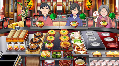 Gameplay of the Meshi quest: Five-star kitchen for Android phone or tablet.