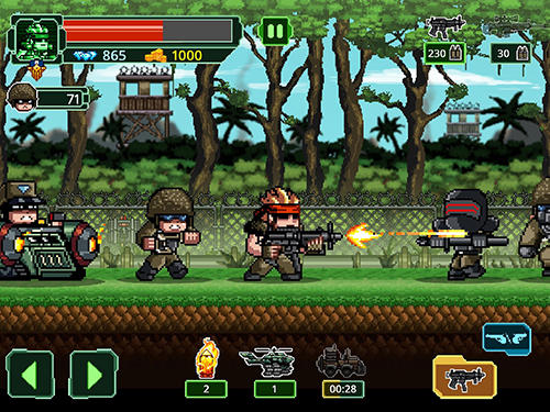 Gameplay of the Metal guns fury: Beat em up for Android phone or tablet.