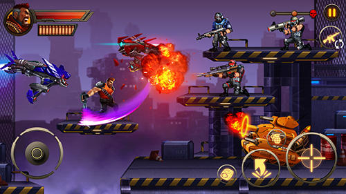Gameplay of the Metal squad: Shooting game for Android phone or tablet.
