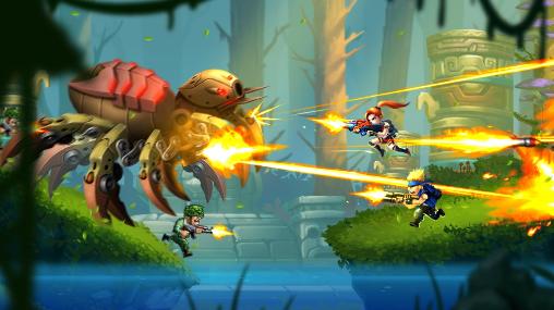 Gameplay of the Metal squad for Android phone or tablet.
