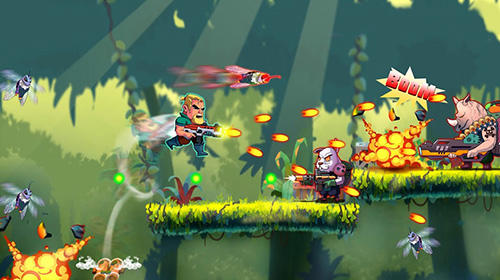 Gameplay of the Metal strike war: Gun soldier shooting games for Android phone or tablet.