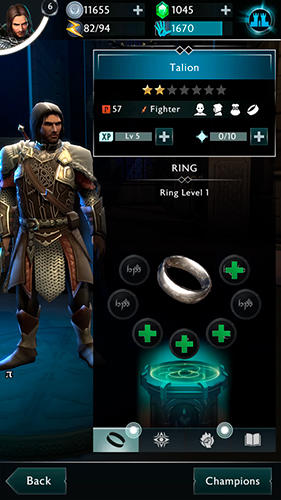 Gameplay of the Middle-earth: Shadow of war for Android phone or tablet.