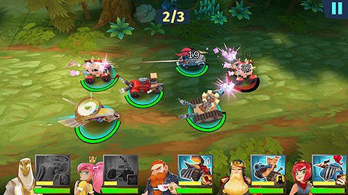 Gameplay of the Mighty machines for Android phone or tablet.