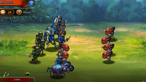Gameplay of the Mighty puzzle heroes for Android phone or tablet.