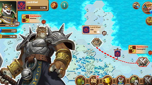 Gameplay of the Million lords: Real time strategy for Android phone or tablet.