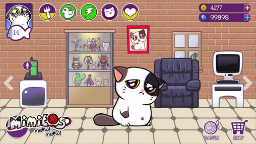 Full version of Android apk app Mimitos Meow! Meow!: Mascota virtual for tablet and phone.