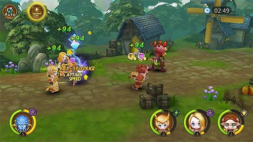 Gameplay of the Mini fantasy for Android phone or tablet.