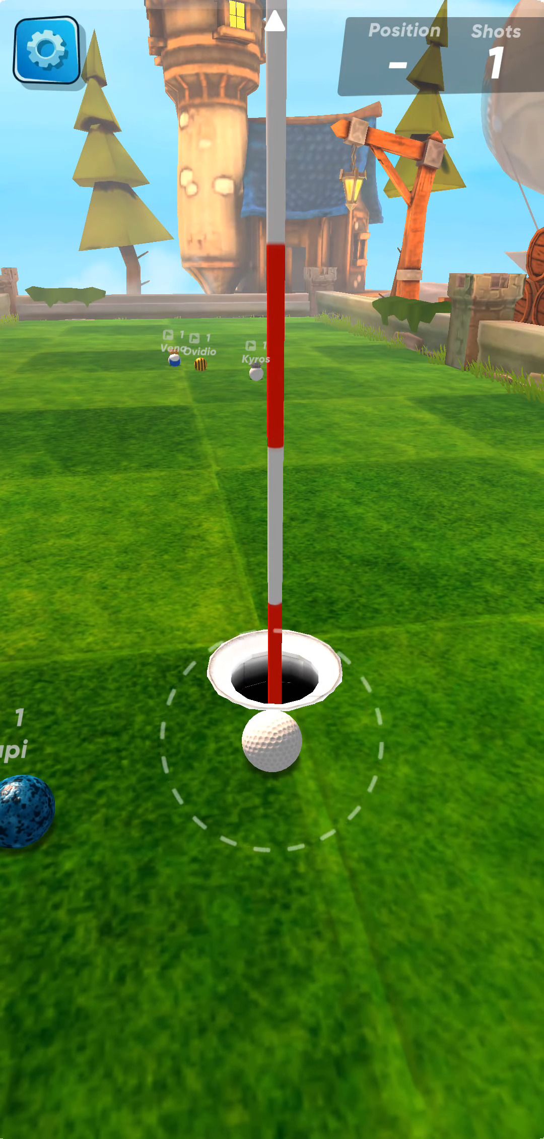Gameplay of the Mini GOLF Tour: Clash & Battle for Android phone or tablet.