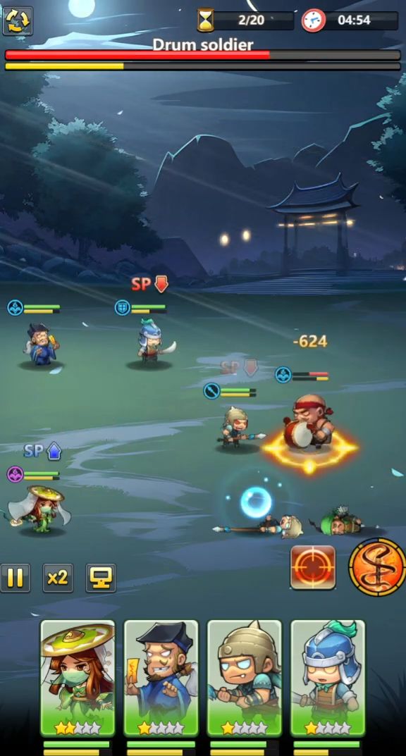 Gameplay of the Mini Heroes: Summoners War for Android phone or tablet.