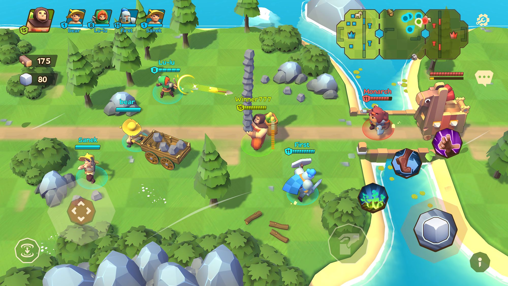 Gameplay of the MiniLife: Tournament for Android phone or tablet.
