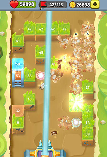 Gameplay of the Mining gunz for Android phone or tablet.