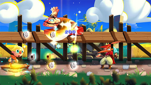Gameplay of the Miracle run for Android phone or tablet.