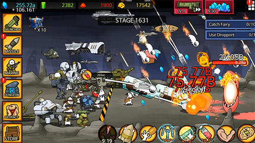 Gameplay of the Missile dude RPG for Android phone or tablet.