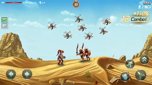 Gameplay of the Mission: Royal hawk for Android phone or tablet.