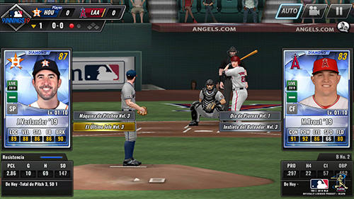 Gameplay of the MLB 9 Innings 19 for Android phone or tablet.