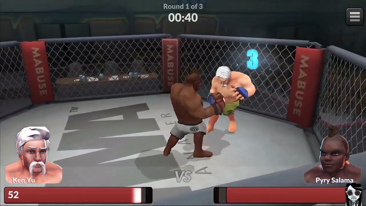 Gameplay of the MMA Manager 2: Ultimate Fight for Android phone or tablet.